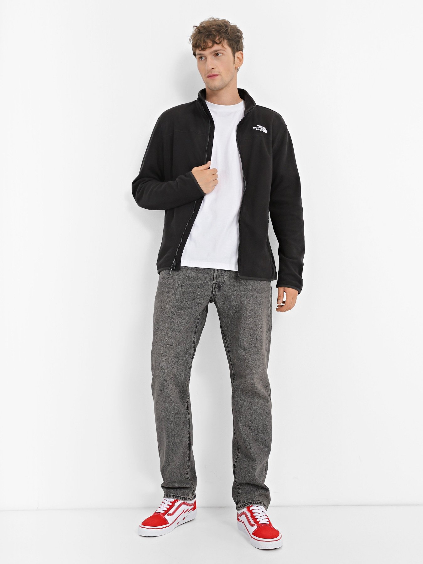 Худи и свитшоты The North Face 100 Glacier Full Zip модель NF0A855XJK31 Фото