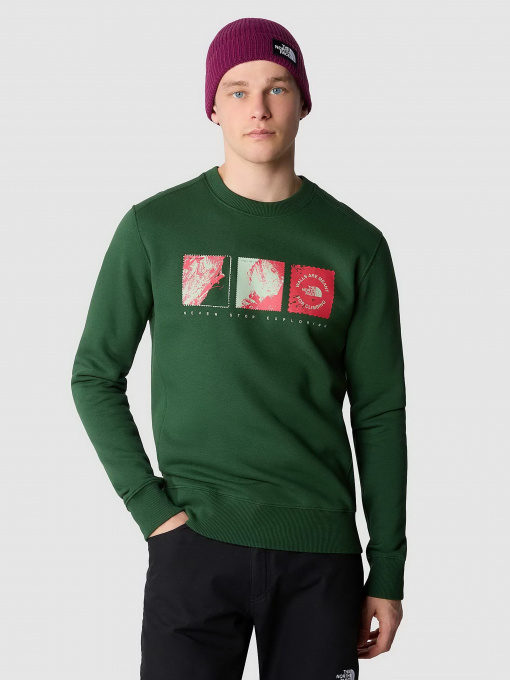 Худі та світшоти The North Face Outdoor Graphic Crew модель NF0A8523I0P1 Фото