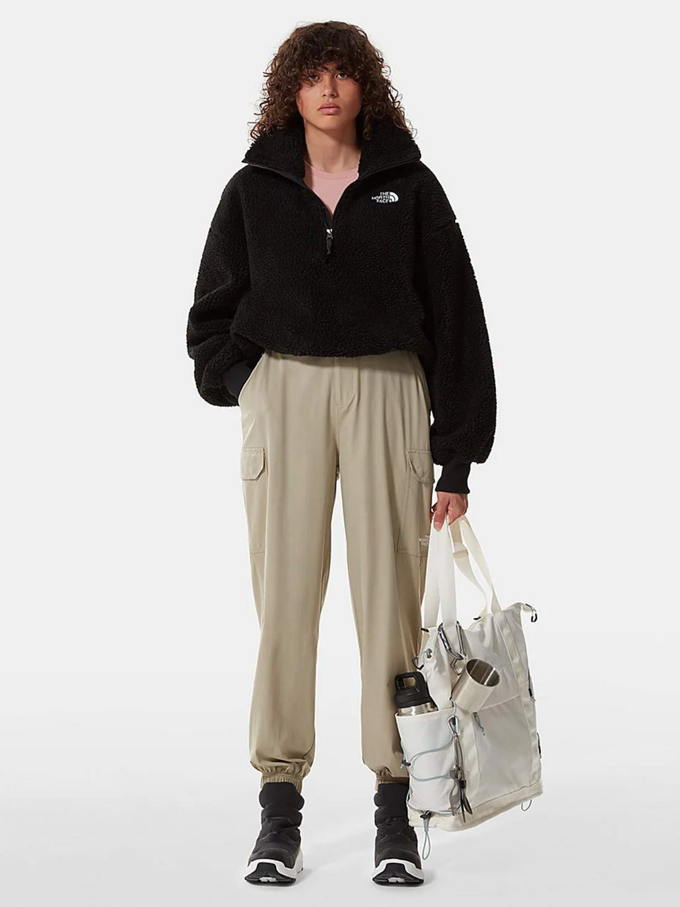 Худі та світшоти The North Face Half Zip Sherpa модель NF0A5GGIJK31 Фото