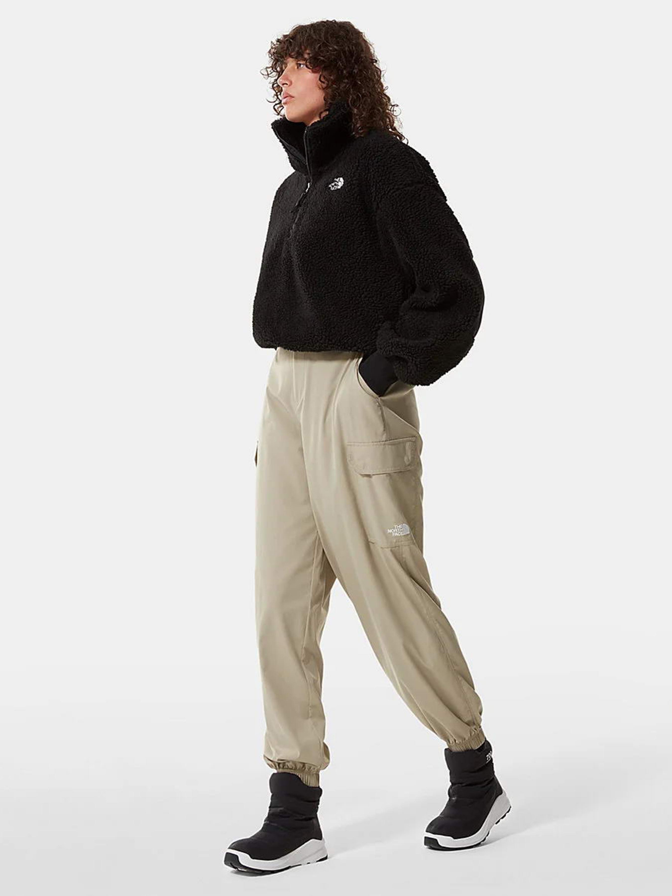 Худі та світшоти The North Face Half Zip Sherpa модель NF0A5GGIJK31 Фото