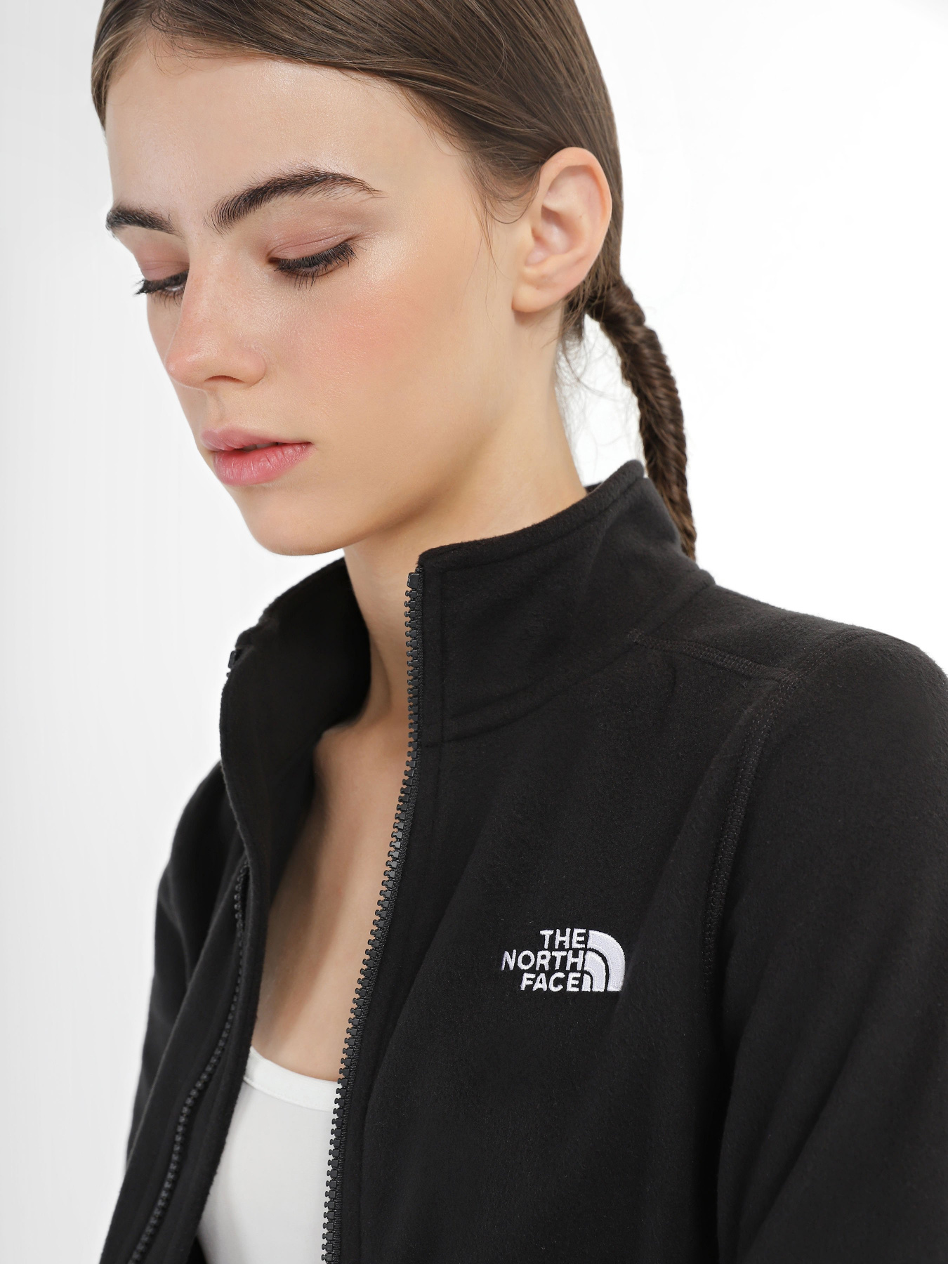 Худі та світшоти The North Face 100 GLACIER ZIP модель NF0A855OJK31 Фото