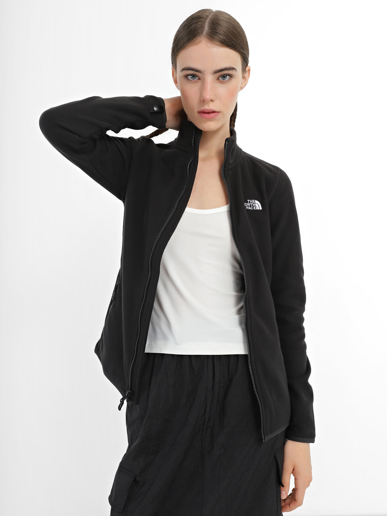 Худі та світшоти The North Face 100 GLACIER ZIP модель NF0A855OJK31 Фото