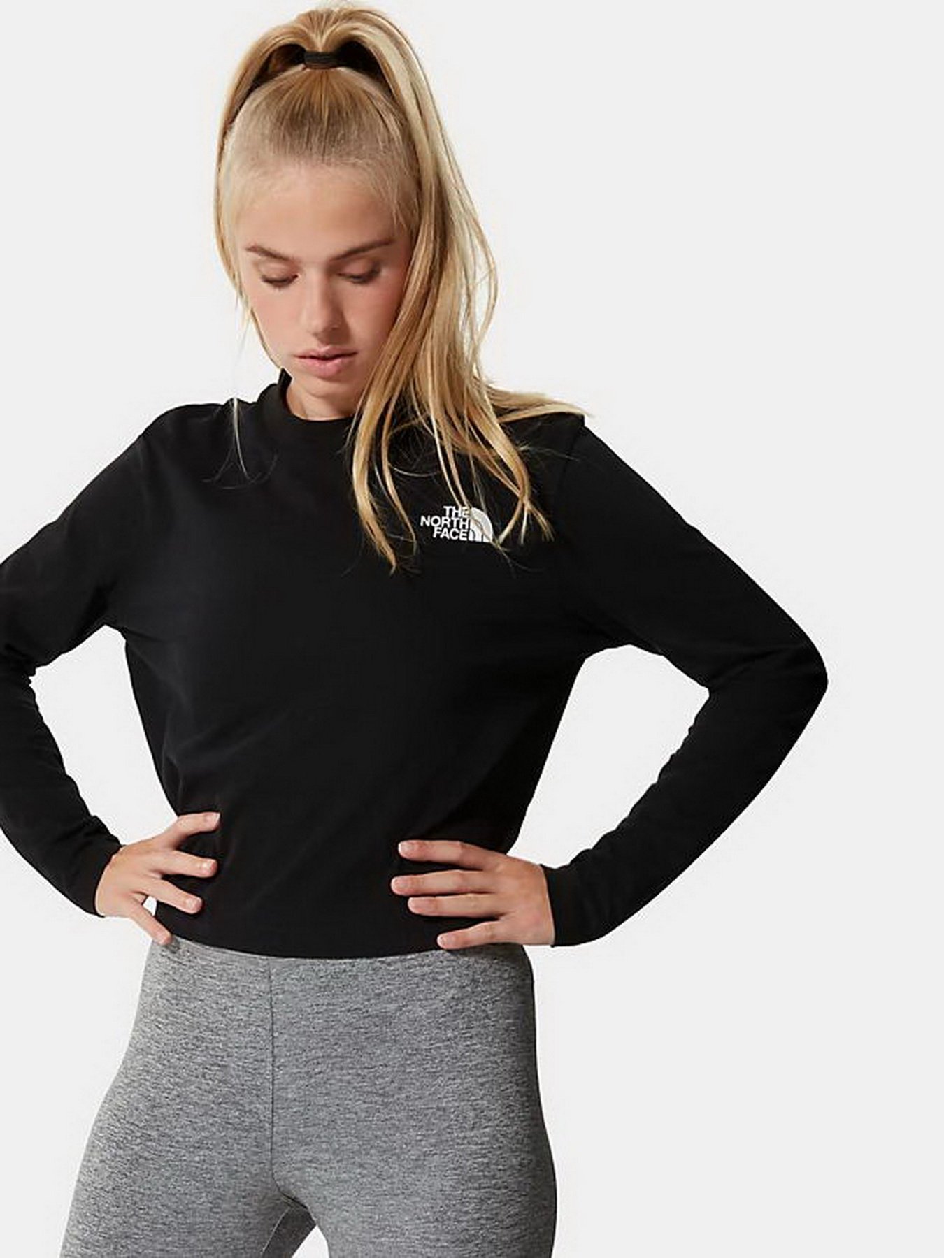 Худі та світшоти The North Face Longsleeve Crop Tee модель NF0A5581JK31 Худі та світшоти The North Face Longsleeve Crop Tee модель NF0A5581JK31 Фото