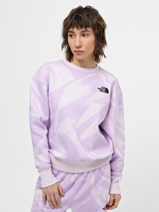 Худи и свитшоты The North Face W Essential Crew Print модель NF0A881DUI61 Фото