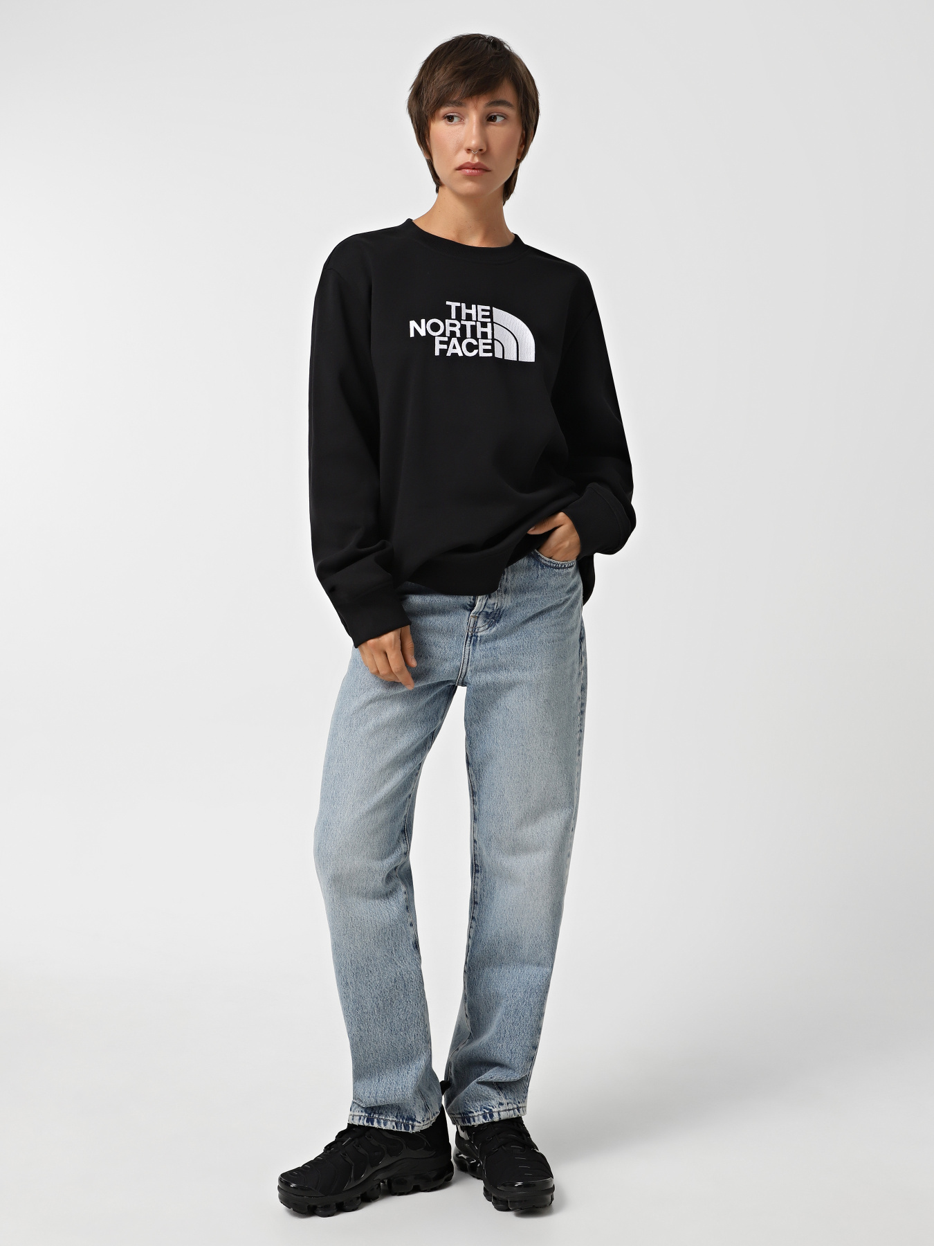 Худи и свитшоты The North Face Drew Peak Crew модель NF0A89EFJK31 Фото
