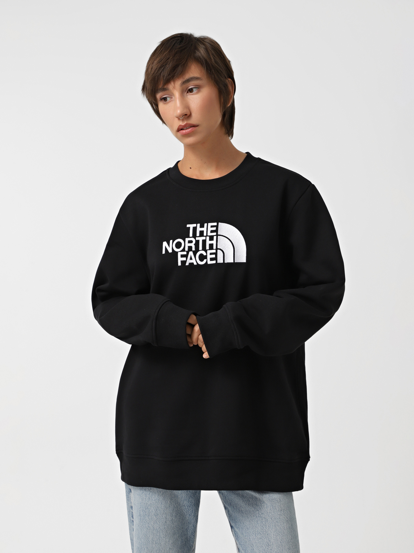 Худи и свитшоты The North Face Drew Peak Crew модель NF0A89EFJK31 Фото
