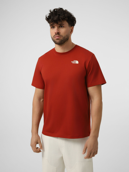 Футболки и поло The North Face M VERTICAL REGULAR SHORT SLEEV модель NF0A8GV1G6I1 Фото