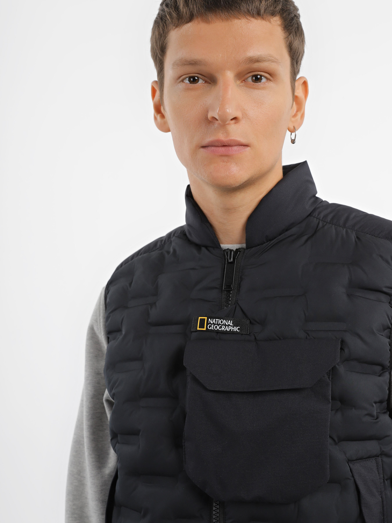 Свитры и кардиганы National Geographic Urban Tech Vest модель M121-01-523_чорний Свитры и кардиганы National Geographic Urban Tech Vest модель M121-01-523_чорний Фото