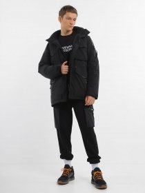 Куртки та дублянки National Geographic Iconic Explorer Hooded модель M121-01-530_чорний Фото