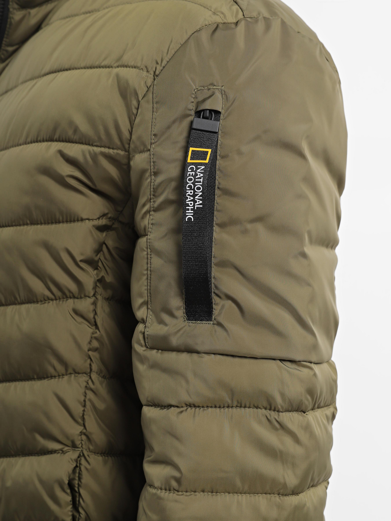 Куртки та дублянки National Geographic No Goose Puffer модель M221-01-121_оливковий Куртки та дублянки National Geographic No Goose Puffer модель M221-01-121_оливковий Фото