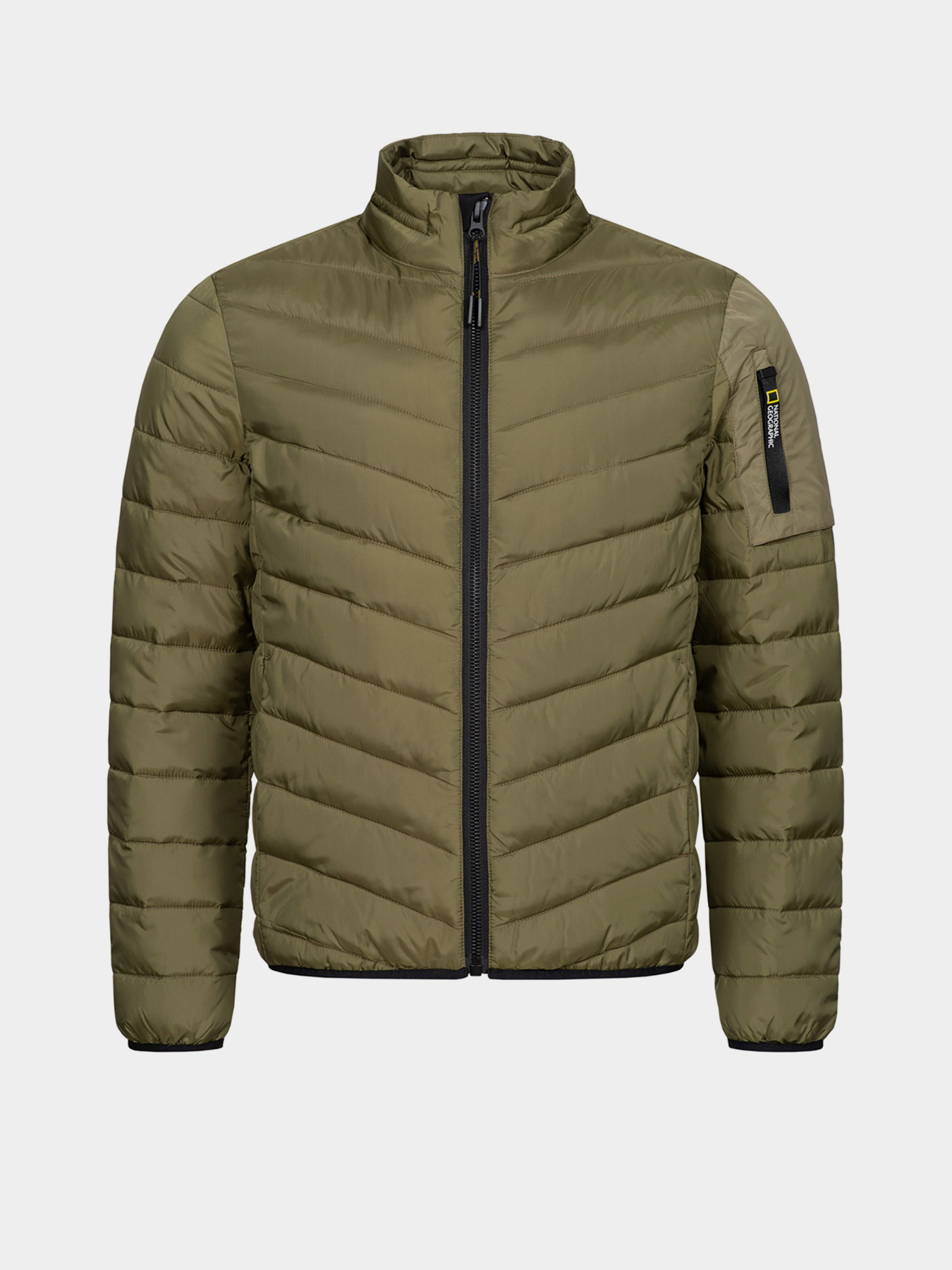Куртки та дублянки National Geographic No Goose Puffer модель M221-01-121_оливковий Куртки та дублянки National Geographic No Goose Puffer модель M221-01-121_оливковий Фото