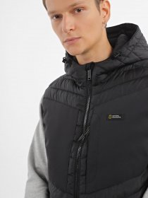 Свитры и кардиганы National Geographic No Goose Puffer модель M221-01-130_чорний Фото