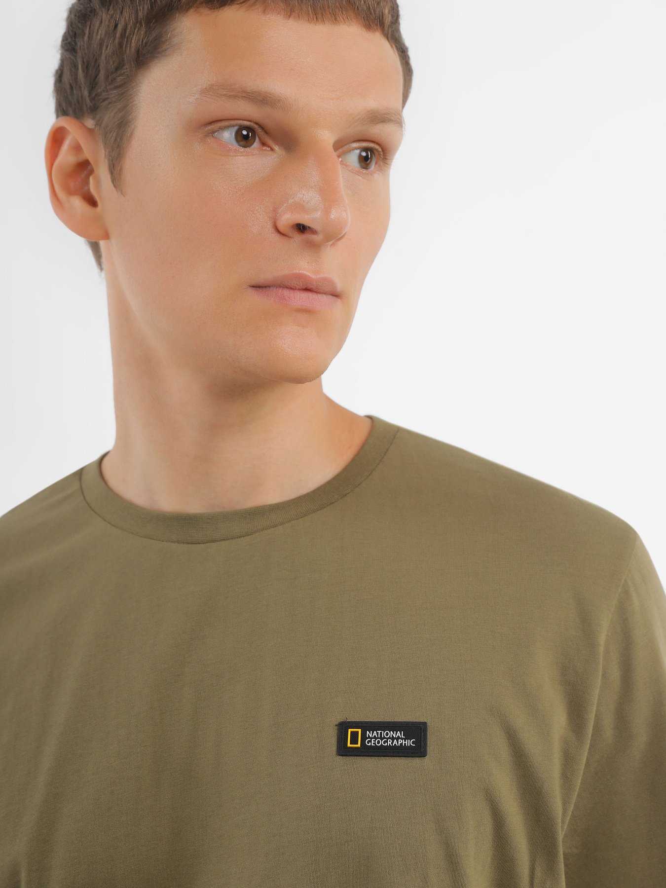 Футболки и поло National Geographic Mini Logo модель M221-03-418_оливковий Фото