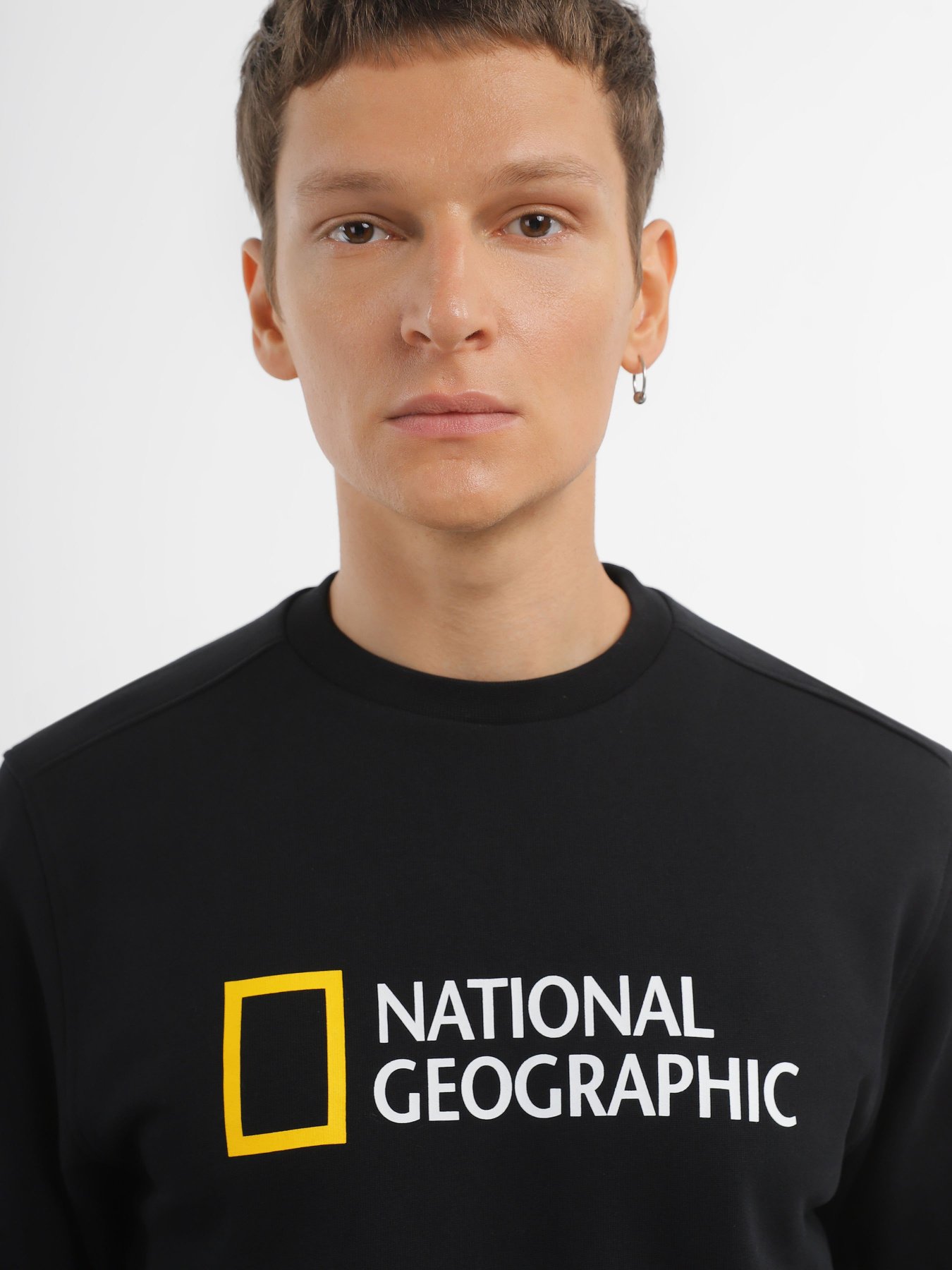 Худи и свитшоты National Geographic Foundation Big Logo Crew модель M999-02-814_чорний Фото