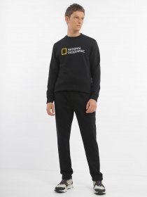 Худи и свитшоты National Geographic Foundation Big Logo Crew модель M999-02-814_чорний Фото