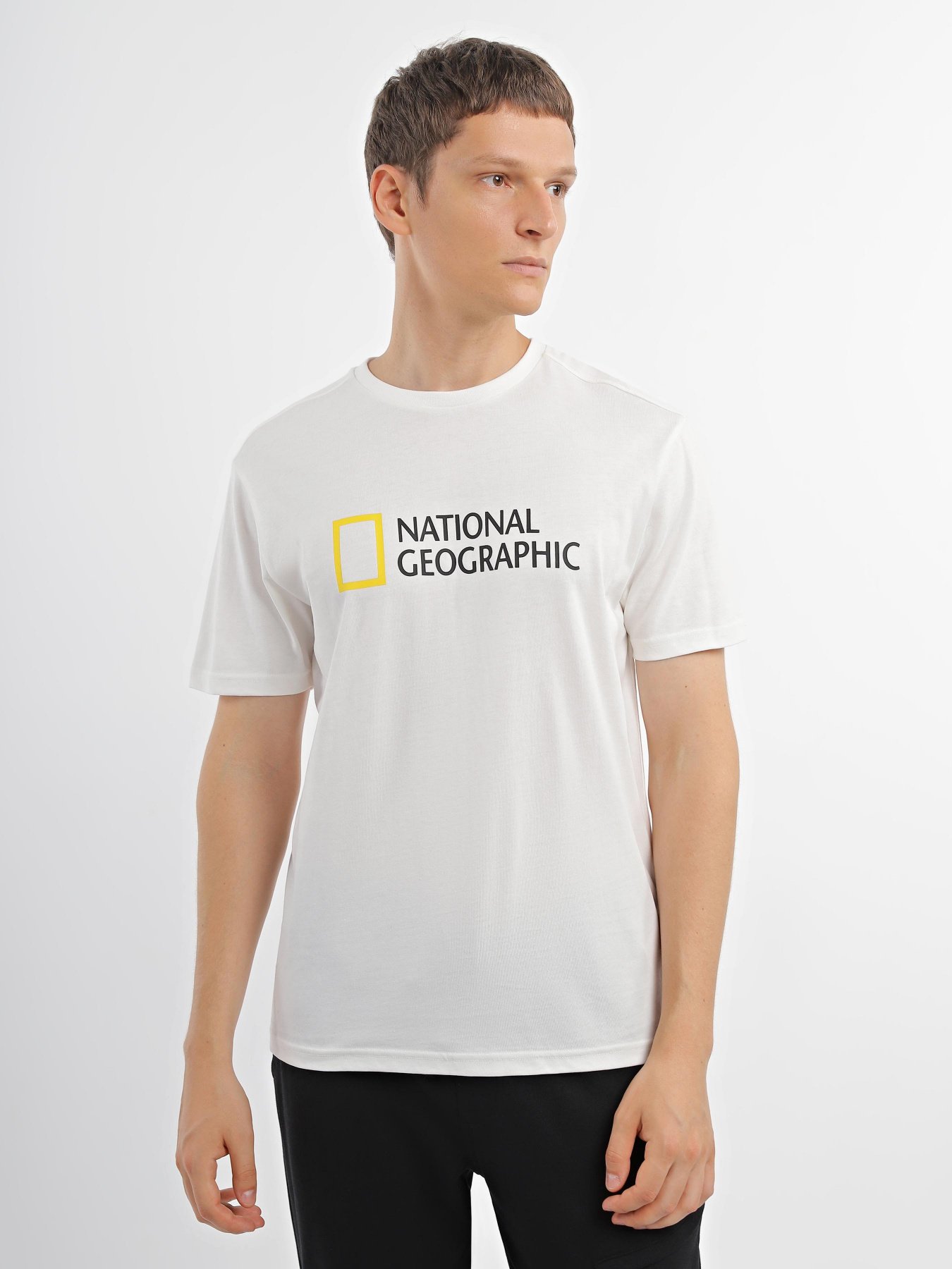 Футболки и поло National Geographic Foundation Big Logo модель M999-03-821_білий Фото