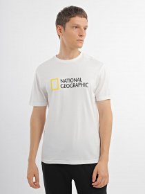 Футболки и поло National Geographic Foundation Big Logo модель M999-03-821_білий Фото