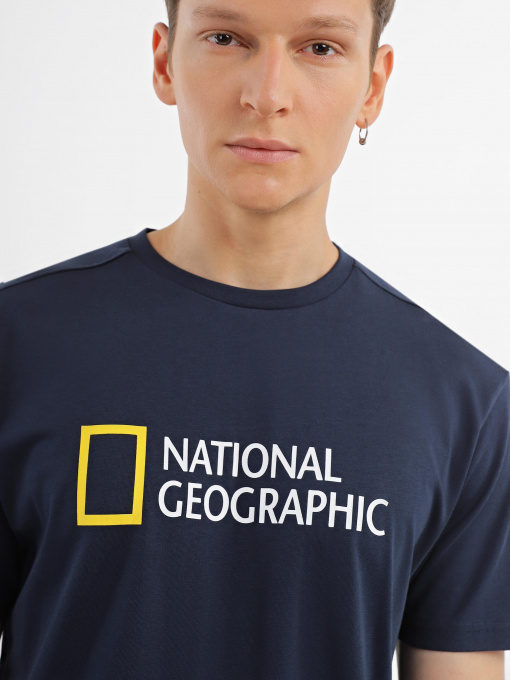 Футболки і поло National Geographic Foundation Big Logo модель M999-03-821_синій Фото