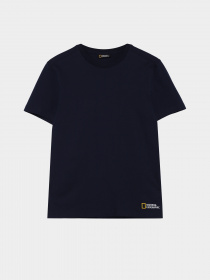 Футболки и поло National Geographic Essentials Unisex Crew Neck модель U121-03-805_синій Фото