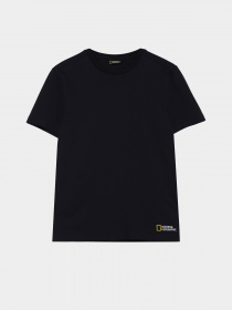 Футболки и поло National Geographic Essentials Unisex Crew Neck модель U121-03-805_чорний Фото