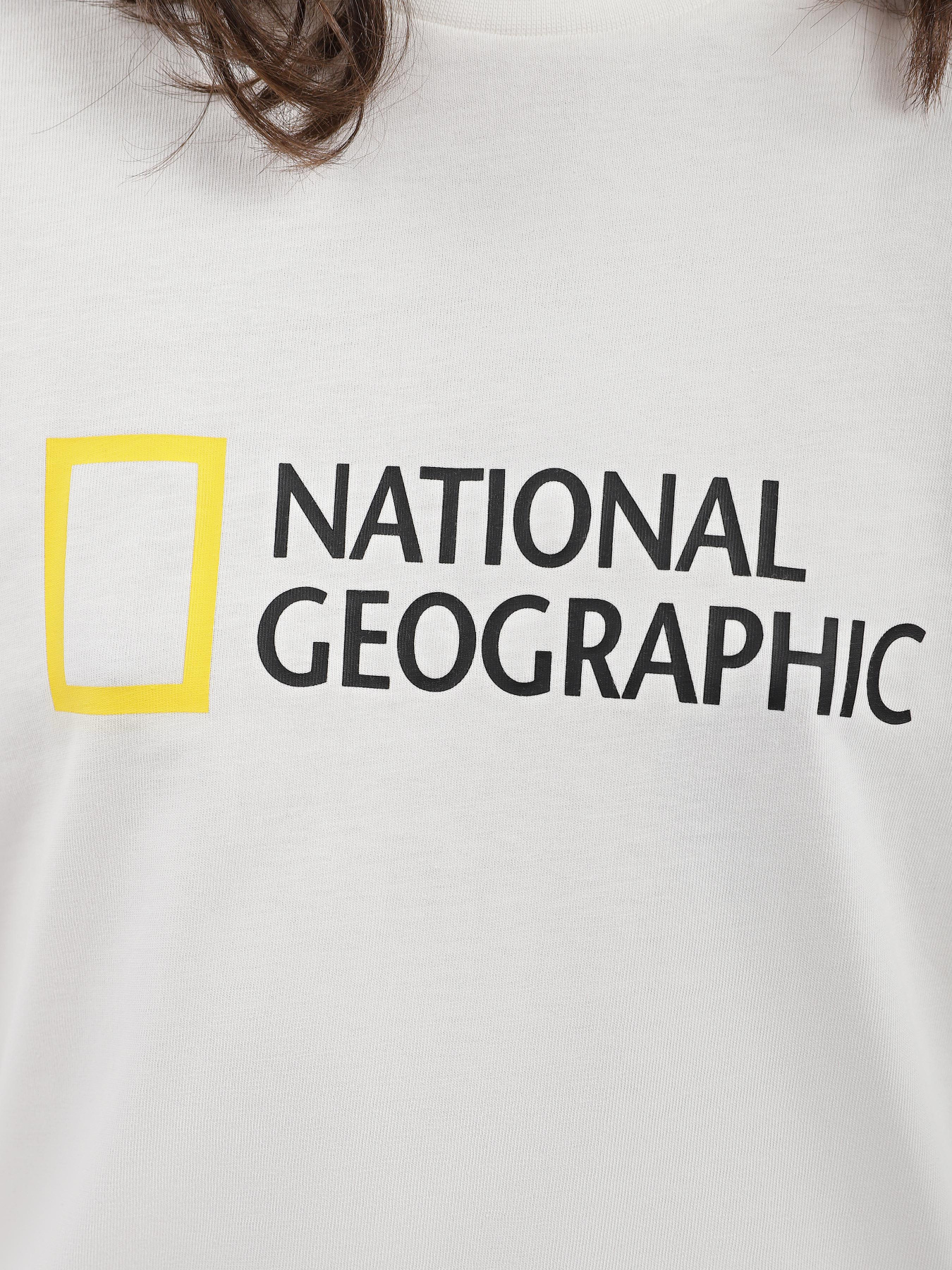 Футболки и поло National Geographic Foundation Big Logo модель W999-03-921_білий комб. Фото
