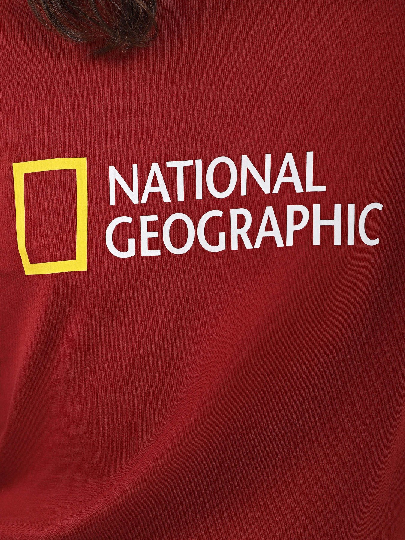 Футболки и поло National Geographic Foundation Big Logo модель W999-03-921_бордовий комб. Фото