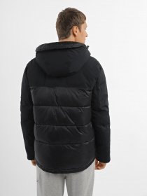 Куртки та дублянки National Geographic Re-Developed Hood Puffer модель M121-01-500_чорний Фото
