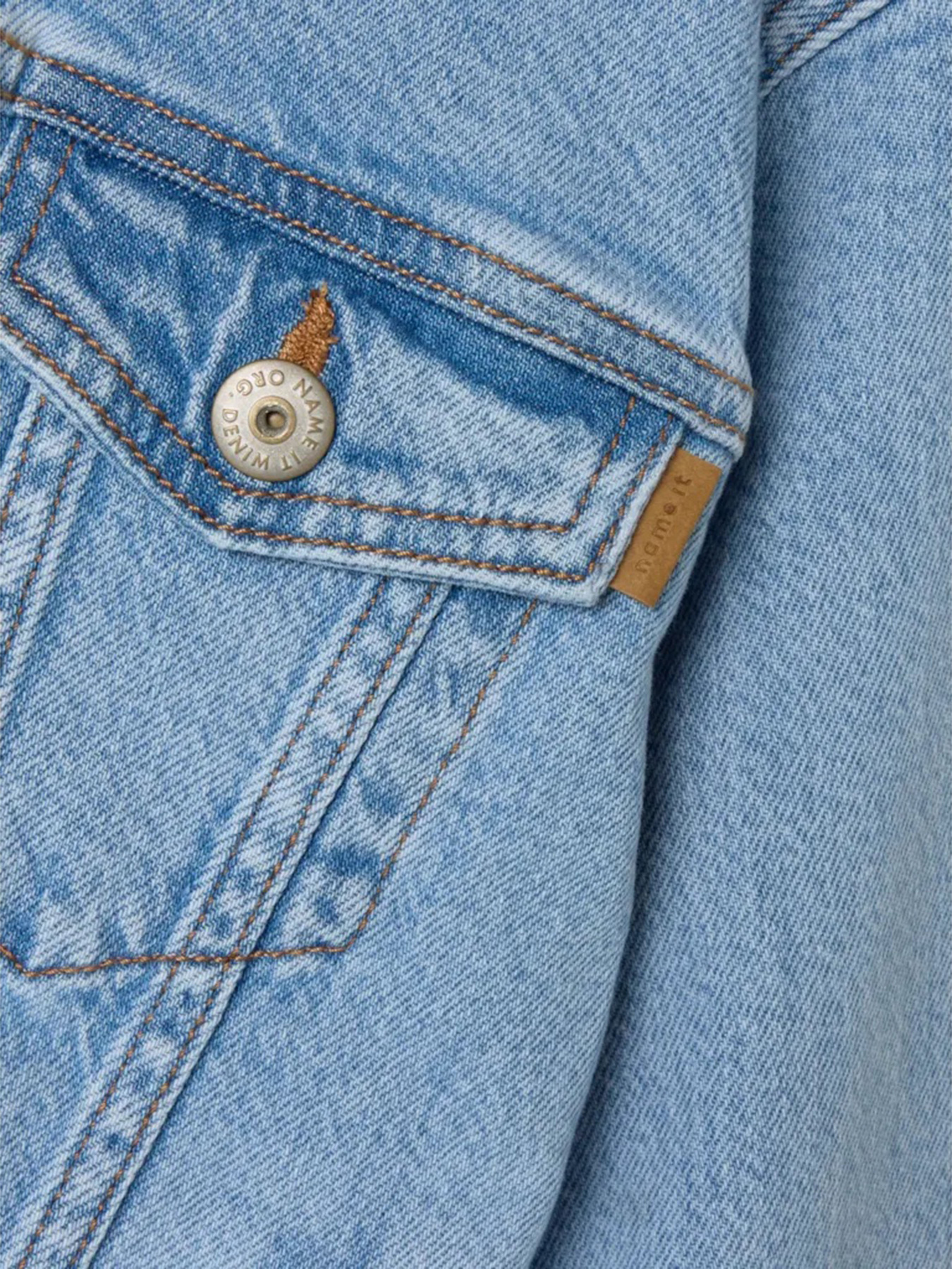 Куртки и дубленки Name it модель 13241461_Light Blue Denim Фото