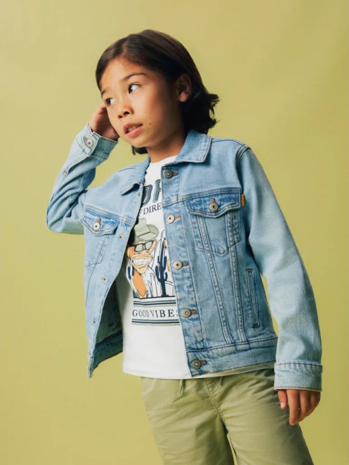 Куртки та дублянки Name it модель 13241461_Light Blue Denim Фото