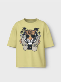 Футболки і поло Name it модель 13241586_Chardonnay Tiger Фото