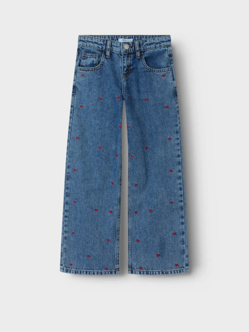 Джинсы Name it модель 13230795_Medium Blue Denim HEART Фото