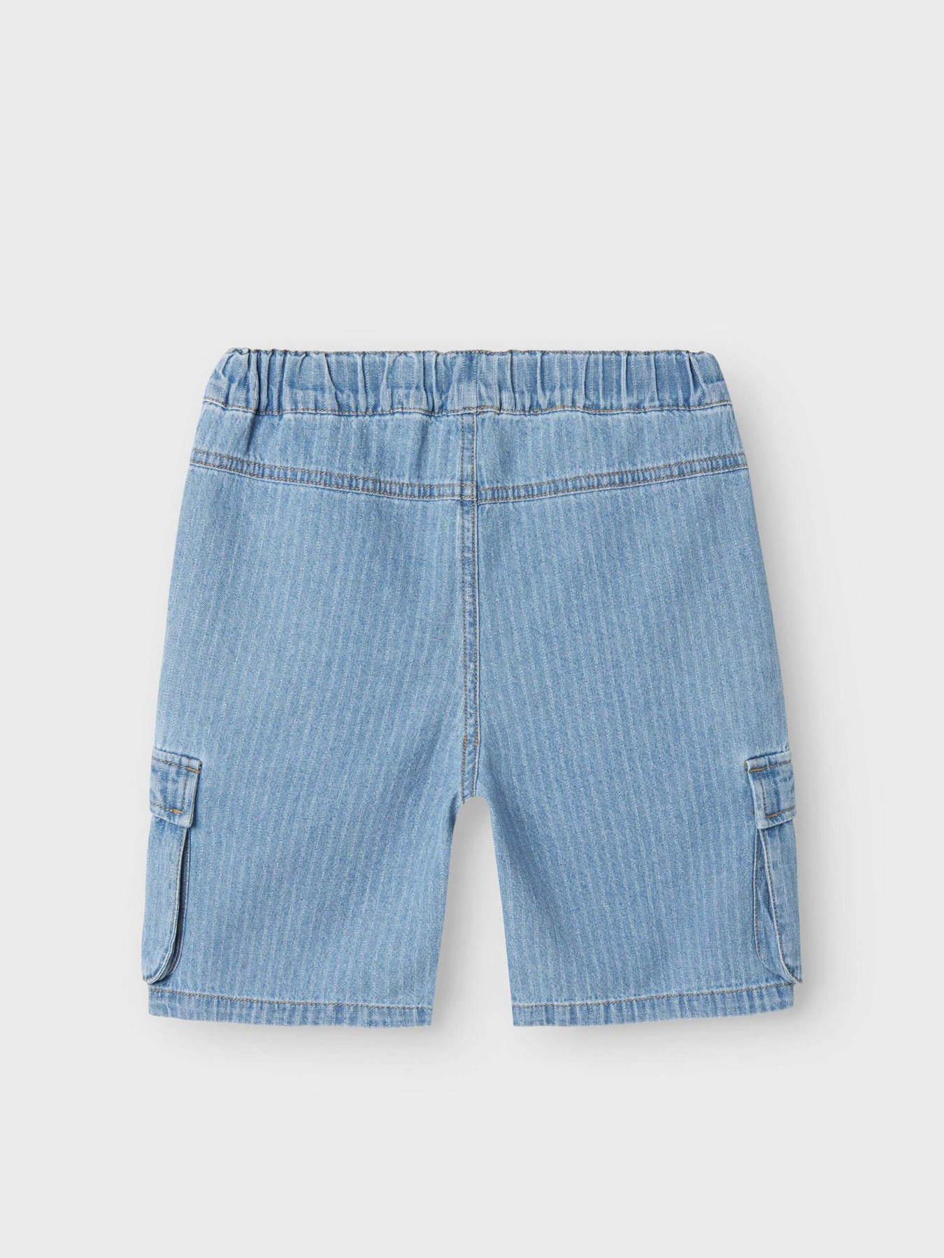 Шорти Name it модель 13240312_Light Blue Denim STRIPES Шорти Name it модель 13240312_Light Blue Denim STRIPES Фото