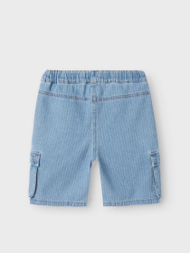 Шорти Name it модель 13240312_Light Blue Denim STRIPES Фото