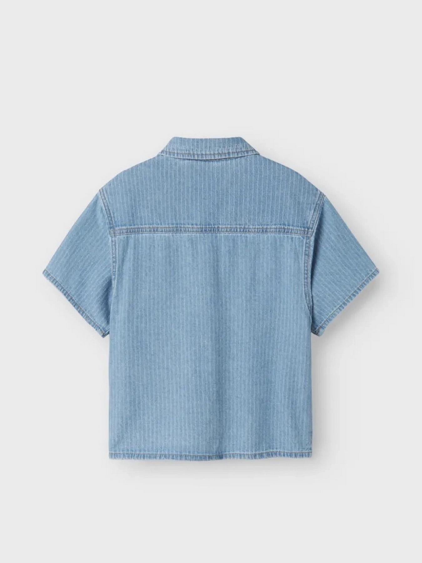 Рубашки Name it модель 13241473_Light Blue Denim STRIPES Фото