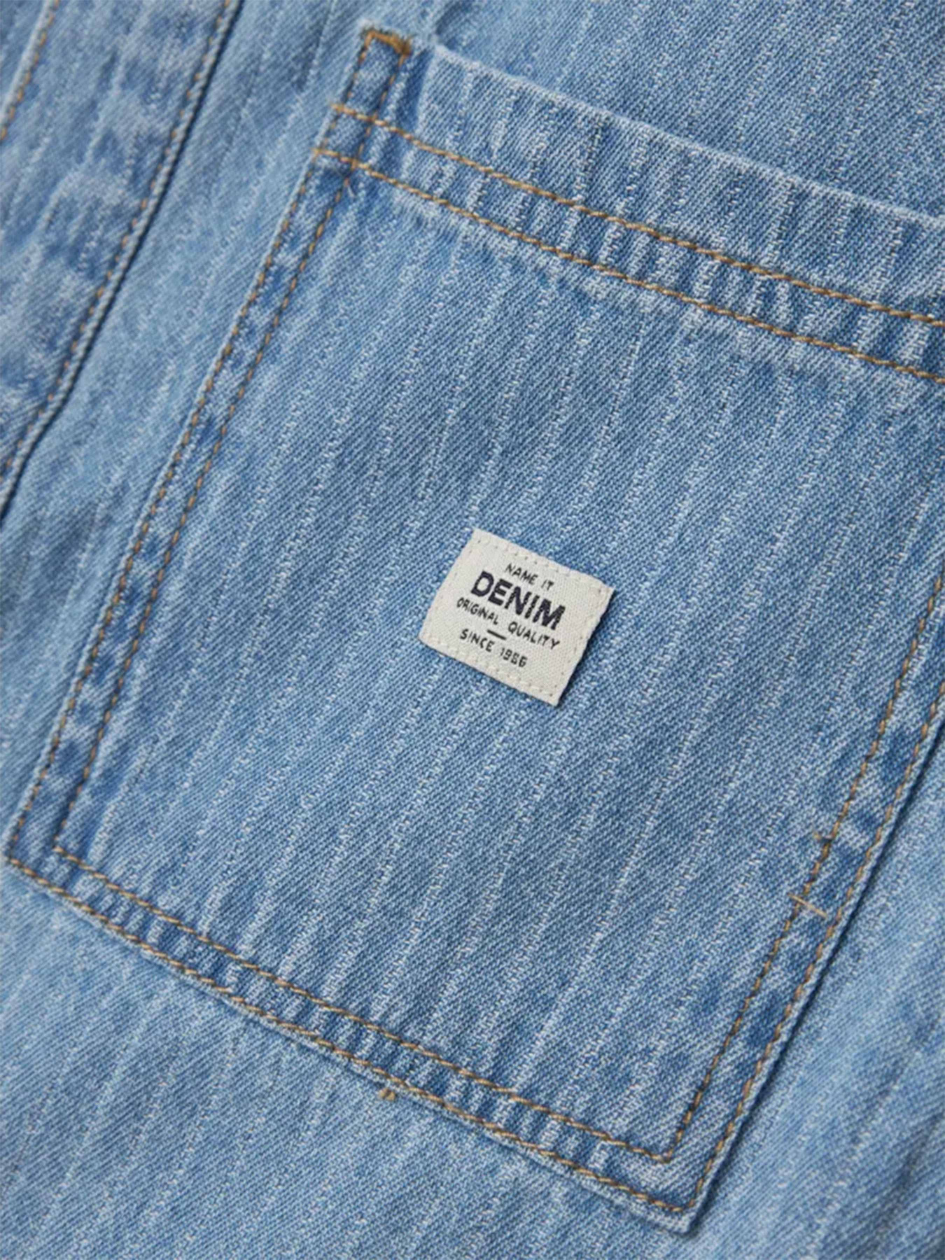 Рубашки Name it модель 13241473_Light Blue Denim STRIPES Фото