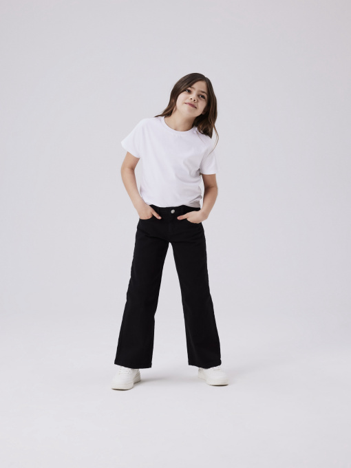 Брюки Name it ROSE WIDE TWI PANT модель 13211632_Black Фото