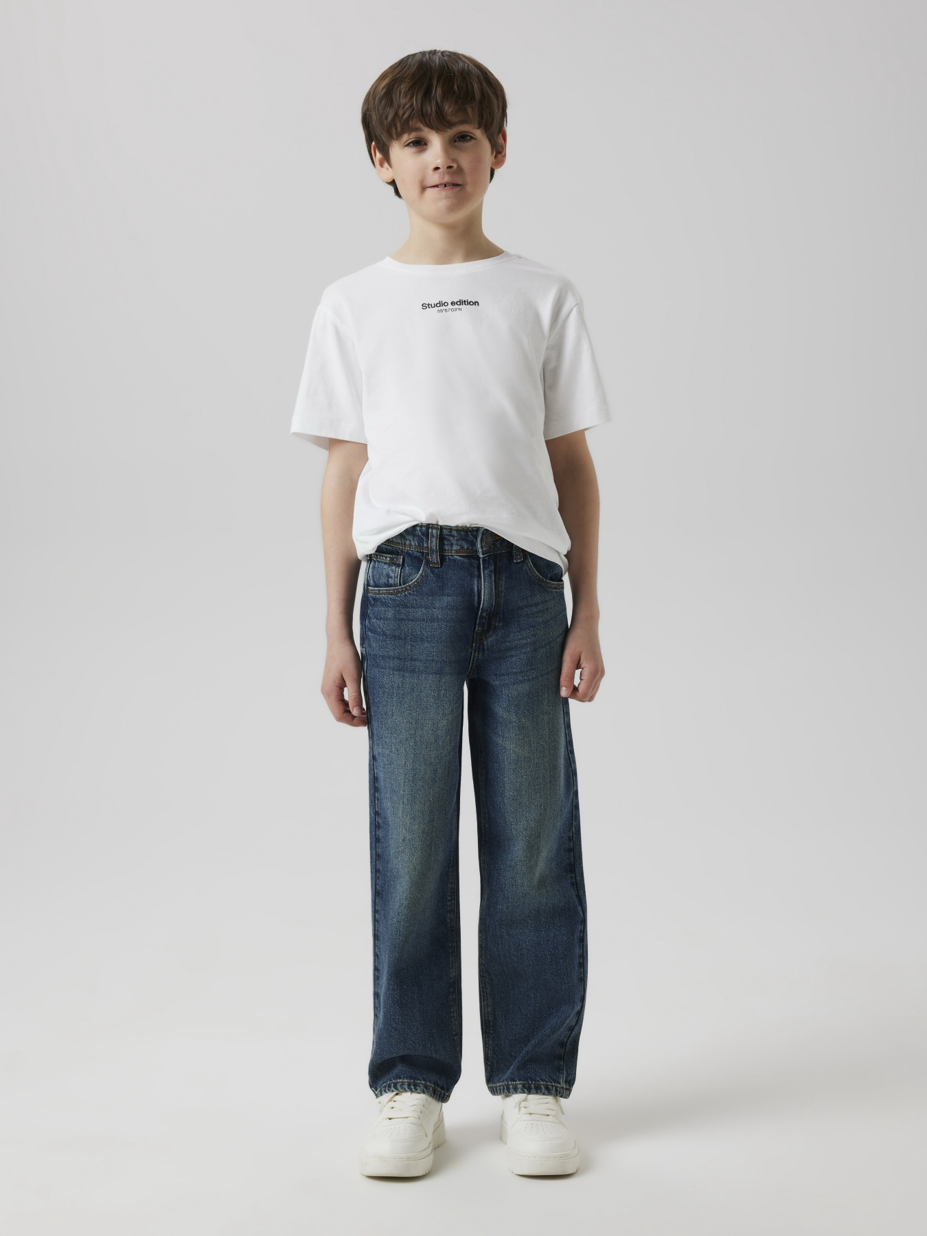 Джинси Name it RYAN STRAIGHT JEANS модель 13240392_Dark Blue Denim Фото