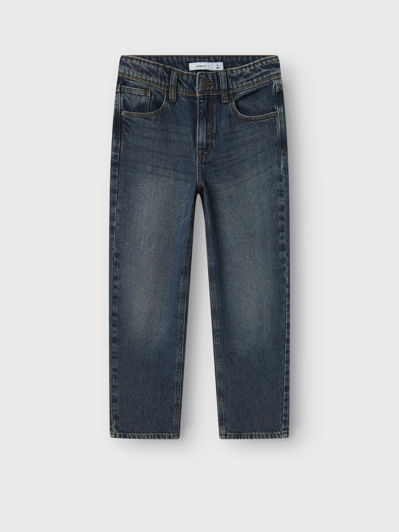 Джинси Name it RYAN STRAIGHT JEANS модель 13240392_Dark Blue Denim Фото