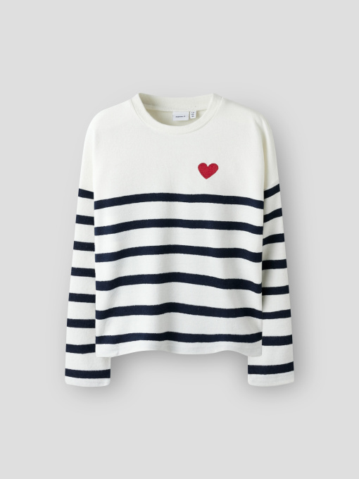Свитры и кардиганы Name it LINE LS KNIT PS модель 13245161_Dark Sapphire CLOUD DANCER Фото