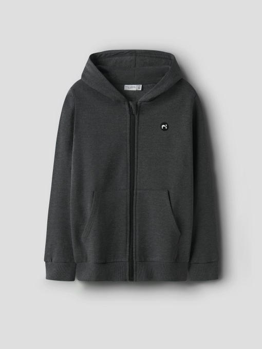 Худи и свитшоты Name it VIMO LS SWEAT модель 13247099_Dark Grey Melange Фото