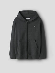 Худи и свитшоты Name it VIMO LS SWEAT модель 13247099_Dark Grey Melange Фото