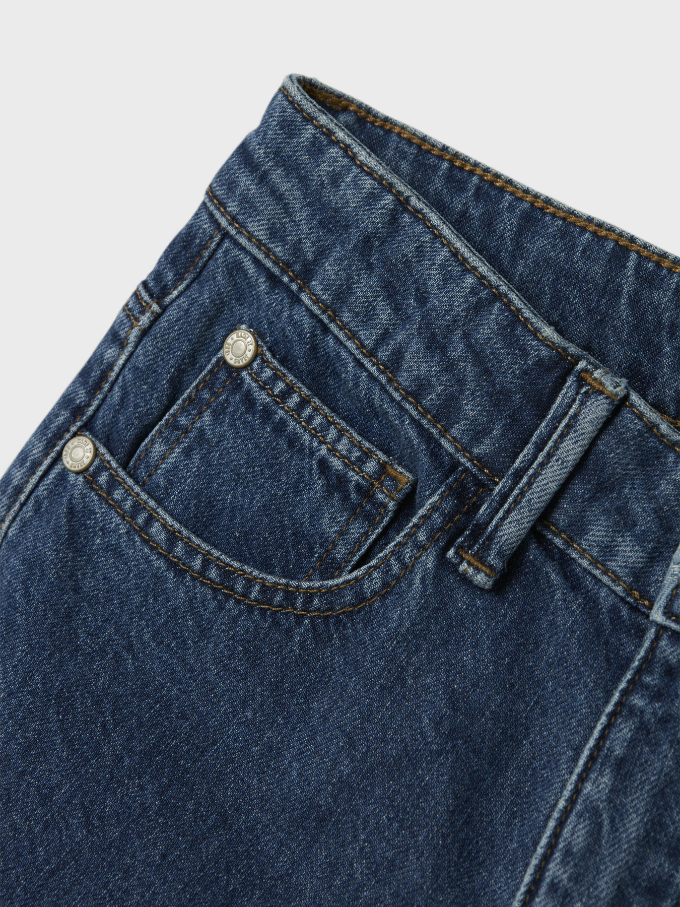 Джинси Name it ROSE HW STRAIGHT JEANS модель 13248249_Dark Blue Denim Фото