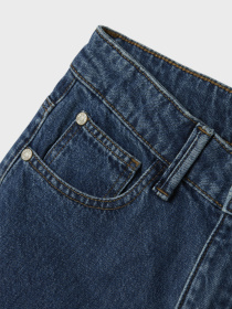 Джинси Name it ROSE HW STRAIGHT JEANS модель 13248249_Dark Blue Denim Фото