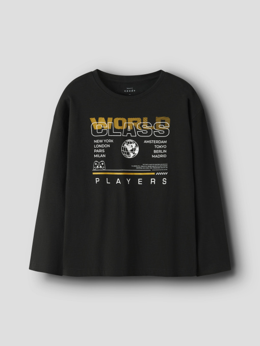 Худі та світшоти Name it VICTOR LS RLX TOP модель 13234715_Black World Class Фото