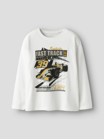 Худі та світшоти Name it VICTOR LS RLX TOP модель 13234715_Bright White Fast Track Фото