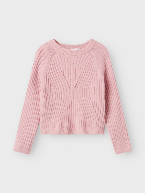 Свитры и кардиганы Name it RIKINE LS SHORT KNIT PULLOVER модель 13244623_Cradle Pink Фото