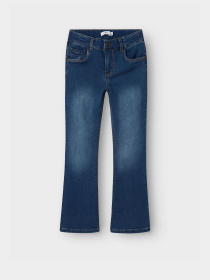Джинсы Name it SALLI BOOT FLEECE JEANS модель 13244857_Dark Blue Denim Фото