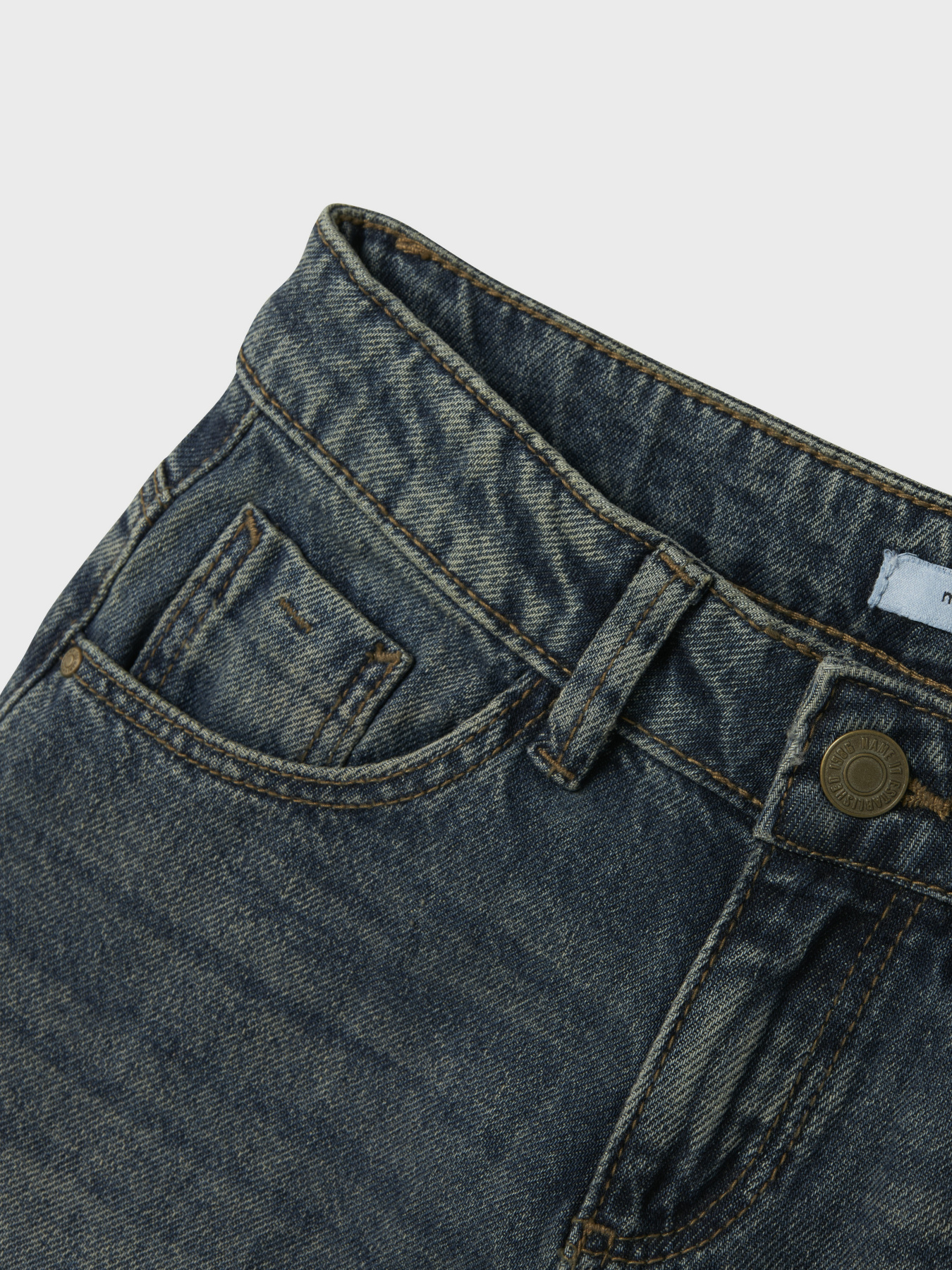 Джинси Name it ROSE WIDE JEANS модель 13230733_Vintage Dark Blue Denim Джинси Name it ROSE WIDE JEANS модель 13230733_Vintage Dark Blue Denim Фото