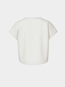 Футболки і поло Name it VILMA CAPSL CROP TOP модель 13215793_Cloud Dancer SALTY BUT SWE Фото