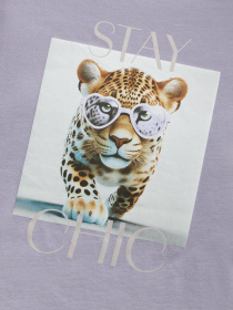 Футболки и поло Name it VOTEA SS NREG TOP модель 13239156_Lavender Gray Stay Chic Фото